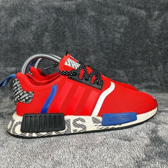 🖤 Adidas NMD_R1 Active Red/Black Men sz 5/ Women size 6 - Picture 3 of 8